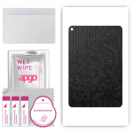 apgo skin sticker film foil vinyl for the BACK compatible with Apple iPad mini 3, scratch-resistant, easy to install - Black Honeycomb