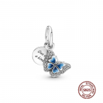 Chameleon Charms Fit Mood originaal k&auml;ev&otilde;rud 925 h&otilde;bedane tsirkoon kaheksajalg kilpkonna helmeste liblikas Firefly v&otilde;lu DIY ehete valmistamine PJT870