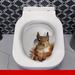 Creative Realistic Cute Cat Vision 3D WC kleebis L&otilde;bus Loomade Vannitoa WC kaane Decor Isekleepuv PVC Veekindel maal