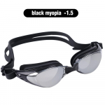 -1,0~-9,0 M&uuml;opia ujumisprillid M&uuml;opia Professionaalsed uduvastased UV-ujumisprillid Meeste Naiste Silikoonist ujumisprillid