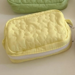 Naiste Square Candy Color Pehmed kosmeetikakotid Tualetttarbed Huulepulk Meik Korraldaja S&auml;ilituskotid Reisi kaasaskantavad pesuk&auml;ekotid 10x15x5cM lilla