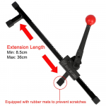 Autom&otilde;lkide t&otilde;mmits v&auml;rvivaba kere remondikomplekt koos 2 tk liimi t&otilde;mbamislappidega k&auml;sitsi laiendaja, oranži v&auml;rvi m&otilde;lkide eemaldamise t&ouml;&ouml;riist oranž