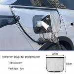 Auto uus energialaadimispordi vihmakate Vihmakindel tolmukindel EV laadija p&uuml;stolite kaitse elektriline VOYAH FREE MG 4 ZEEKR BYD VW jaoks puhas
