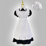 3tk komplektid Anime neiu Cosplay kleit Traditsiooniline neiu pikk seelik neiu riietus Briti &uuml;lemteenri kleit Jaapani vormiriietus armsad uhked peokleidid S