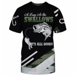 Meeste T-s&auml;rk 3D S&auml;ga Prindiga &otilde;ues Kalastamiseks Spordidressid Mood vabaaja O-kaelusega l&uuml;hikeste varrukatega topid Suvine &uuml;lisuur T-s&auml;rk L