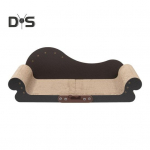 Suur kassikraabits voodi Lemmiklooma kriimustuslaud Suurem&otilde;&otilde;tmeline Scratch Lounge Kassi voodi m&ouml;&ouml;blikaitse Kasside diivanikraapimispapp must