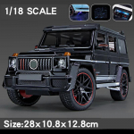 1/18 Brabus G800 Maasturi Mudelauto M&auml;nguasjad Sulamist Metall Valatud SUV Mudel M&auml;nguasi Heli ja Valgusega S&uuml;nnip&auml;evakingitus Lastele must