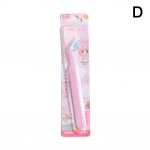 V&auml;rvilised ripsmepintsetid ripsmepikendused roostevabast terasest otstega antistaatilised pintsetid suure t&auml;psusega O0V7 Pink elbow-115mm