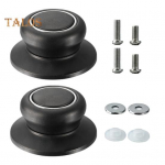 2 tk poti kaane nuppude komplekt Universaalne universaalne poti kaane kaane asendusnupp pajapoti klaasist poti kaane jaoks kuumakindel libisemisvastane k&auml;epide Lihtne paigaldamine 2pcs