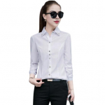 Naiste s&auml;rgi rev&auml;&auml;ridega pikkade varrukatega &uuml;hev&auml;rviline &uuml;herealine s&auml;rk, topid Kontoris&auml;rgi s&auml;rk, t&ouml;&ouml; igap&auml;evane kandmine XXXL valge