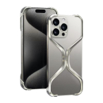 iPhone 16 15 14 13 Pro Max &uuml;mbrise jaoks piirideta metallist alumiiniumisulamist soojuseralduse ja l&ouml;&ouml;gisummutusega kaitsekaas For iphone15 Pro Max gray