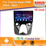 Peugeot 108 Toyota Aygo B40 2014 - 2021 jaoks Android Auto raadio-multimeediaseade Videoesitaja GPS Traadita Carplay IPS 4 core 1GB+32GB carplay