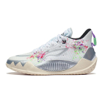 Li Ning JB1 Jimmy Butler 1 Noorte libisemisvastane p&otilde;rutuskindel, vastupidav keskmise &uuml;laosaga korvpallijalatsid Laste korvpallijalatsid Standard-valge YKBT020-1 36
