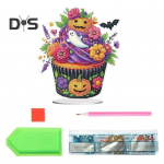 Halloweeni kivide maalimise komplekt DIY erikujuline kivikivist t&ouml;&ouml;laua kaunistused Halloweeni teemaline kivimaalimise komplekt lastele kingitused C