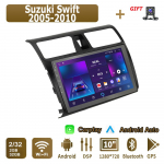 Android Carplay autoraadio Suzuki Swift 2005-2010 multimeediumipleieri peakomplekti stereo-GPS-i navigatsioonis&uuml;steemiga BT WIFI 2+32GB 2+32GB