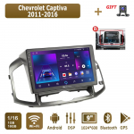 Android Autoraadio Chevrolet Captiva 2011-2016 jaoks Multimeediapleier Peakomplekt Stereo GPS-navigatsioon BT WIFI 1+16GB 1+16GB,B