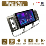 Android autoraadio Nissan X-Trail T30 2000-2003 multimeediapleieri ja peakomplekti stereo, GPS-navigatsiooniga, Bluetoothi, WIFI-ga, 1+16 GB 1+16GB
