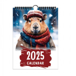 2025. aasta Dolphin Journey kalendri seinakalendri kingitus, aja kingitus, kodukalender One Size