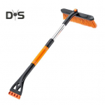 Pikendatav j&auml;&auml;kaabitsa lumehari 360 kraadi p&ouml;&ouml;ratav harjapea eemaldatav ergonoomilise k&auml;epidemega lumeeemaldust&ouml;&ouml;riist sinine