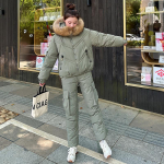 Naiste talvine v&auml;lisuusakost&uuml;&uuml;m Pure Warm jope + p&uuml;ksid, kaheosaline komplekt XS