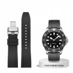 Klassikaline kummist rihm Seiko Citizen Omega kiirkinnitusega kellarihmale 20mm 22mm 24mm silikoonist Tropic nutikellarihm 24mm