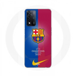 Coque Maniacase pour Oppo A93s 5G barcelone fc real madrid champions league