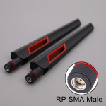 2 tk 10 Dbi kahesageduslik Wifi antenn 2,4G 5G 5,8Gh universaalne antennide v&otilde;imendi RP SMA Male
