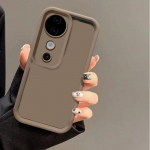 Vivo V40 &uuml;mbrisele Vivo V2348 telefoni&uuml;mbrisele t&auml;iskomplektne matt kukkumisvastane pehme kaitsekate For Vivo V40