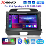 Kia Sportage 3 SL 2010 - 2016 jaoks Carplay Auto 4G+WIFI 8-tuumaline GPS 2GB+32GB Autoraadio Navigatsioon Multimeedia Videom&auml;ngija Stereo BT Android 12 8 core 2GB+32GB