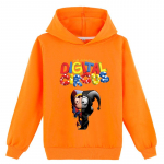 Laste 3D kapuuts TTHE AMAZING DIGITAL CIRCUS pullover Laste kampsun 170cm oranž