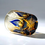 K&auml;sit&ouml;&ouml; Jaapani stiilis Edo Kiriko viskiklaas tumbler v&auml;rvilised k&auml;sitsi l&otilde;igatud klaasid v&auml;rvilise varjundiga old fashioned klaasid 240ml