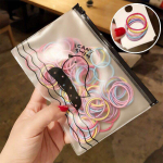 100 v&auml;rvilist &otilde;mblusteta juuksepaela, kummipael, suure elastsusega juukseaas, peapael, juuste aksessuaar naistele