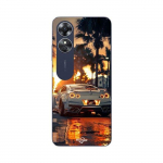 Coque Oppo A17 GTR R35 couch&eacute; de soleil Maniacase