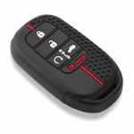 Silikoonist 5 nupuga auto v&otilde;tme&uuml;mbrise kate Honda Civic Accord Pilot CRV Freed Vezel HRV 2021 2022 kaitsepuldi tarvikutele must