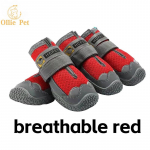 4 TK V&auml;liskoerte Jalutusk&auml;igukingad Veekindlad Koerte Saapad Kuum K&otilde;nnitee Lumi Matkamine Libisemiskindlad Jalatsid Hingavad Keskmise Suure Koera jaoks 1