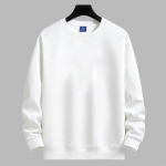 Meeste vabaaja &uuml;hev&auml;rvilised &uuml;mmarguse kaelusega kampsunid Klassikaline kampsun, Pullover T&auml;navar&otilde;ivad, pikkade varrukatega trendikas standardne sviiter 5XL valge
