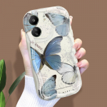 Armas koomiksimustriga kreemja tekstuuriga korpus, lainelise servaga pehme silikoonkaanega telefoni&uuml;mbris Xiaomi Redmi jaoks Xiaomi Poco F3 valge