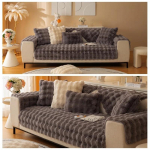 1/2/3/4-kohalise diivani kate Universaalne libisemiskindel diivanikate Mat Paks karvane diivanikaitse elutoa kaunistuseks L-kujuline diivanir&auml;tik 70x70 1cps