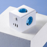 Euroopa maagiline kuubik USB pistik juhtmevaba reisiadapter large cube with USB