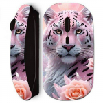 Souris noir sans Fil Leopard rose des neiges Maniacase
