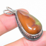 Polygram Jasper Handmade 925 Sterling Silver Jewelry Pendant 1.85 o6h06