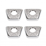 4 tk BMW 1 3 5 7 seeria X1 X3-X6 t&otilde;stepolt Sparkle Auto H&otilde;bedane t&otilde;mbevarras Bling Decor auto ukseluku kate Crystal tarvikud