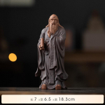 Hiina Zeni Lilla Liiva K&auml;sit&ouml;&ouml;, V&auml;ikesed Ajaloolised Figuurid, Laozi Dekoratsioon, &Otilde;ppetuba, Muuseum, Vana Riiul, Kontori Dekoratsioon