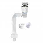 Vannitoa kraanikausi &auml;ravoolutoru Painduv plastikust &auml;ravooluvoolik K&ouml;&ouml;gi valamu &auml;ravoolutoru Pikendatav kanalisatsioonitoru Pesukausi &auml;ravoolutoru valge