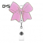 V&ouml;&ouml;ri m&auml;rgi rull ID-kaardi m&auml;rgi jaoks 360 kraadi p&ouml;&ouml;ratav klamber S&auml;delev libisemisvastane sisset&otilde;mmatav m&auml;rgihoidja klamber arsti &otilde;e meditsiinipersonali kabinetile valge