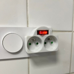 Biplite 2 Prises - DUOPLUG - Mod&egrave;le Biplite - 2x16A - Interrupteur Int&eacute;gr&eacute; - 230V