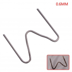 0,6/0,8mm Kuumkinnitaja Klambrid Keevitusnael 100tk Auto P&otilde;rkeraua Komplekti jaoks