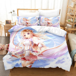 3D M&otilde;&otilde;gajumala valdkonna voodipesukomplektid Tekikottide komplekt koos padjap&uuml;&uuml;riga &Uuml;hekohaline T&auml;issuuruses Kuninganna Kuningas Voodiriided Voodipesu 70x133cm 2pcs