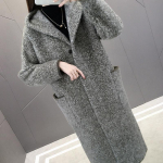 Winter Plus Size mantel Lahtine kapuutsiga kardigan koos Snowflake Design mantliga L hall v&auml;rv