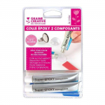 Colle epoxy 2 composants pour p&acirc;te polym&egrave;re